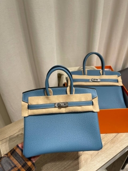 Сумка женская  Birkin 25, Togo, РHW Hermes Артикул BMS-147722. Вид 2