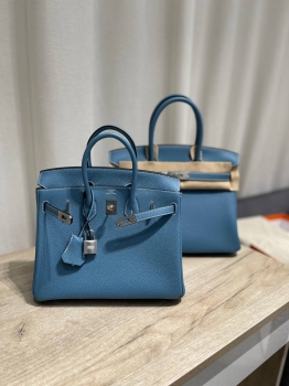 Сумка женская  Birkin 25, Togo, РHW Hermes Артикул BMS-147722. Вид 7