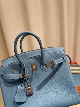 Сумка женская  Birkin 25, Togo, РHW Hermes Артикул BMS-147722. Вид 8