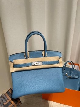 Сумка женская  Birkin 30, Togo, РHW Hermes Артикул BMS-147723. Вид 2