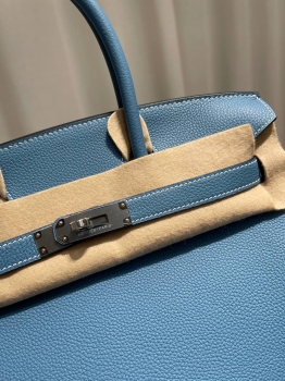 Сумка женская  Birkin 30, Togo, РHW Hermes Артикул BMS-147723. Вид 3