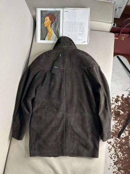 Замшевый жакет Yves Saint Laurent Артикул BMS-147924. Вид 2