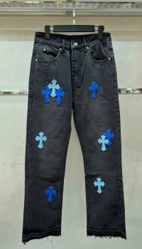 Джинсы Chrome Hearts Артикул BMS-147931. Вид 1