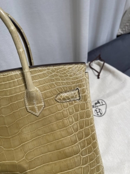 Сумка женская  Birkin, 30 PHW NILOTICUS Hermes Артикул BMS-147967. Вид 3