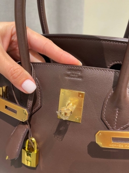  Сумка женская Birkin, 30, Barenia Leather Hermes Артикул BMS-147972. Вид 3