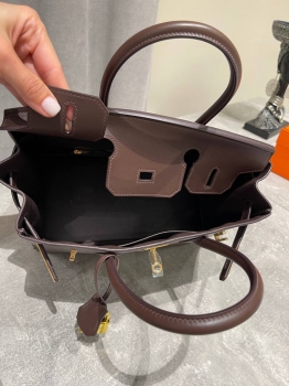  Сумка женская Birkin, 30, Barenia Leather Hermes Артикул BMS-147972. Вид 6