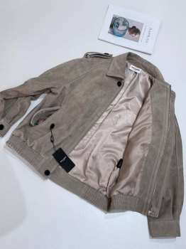 Замшевая куртка Yves Saint Laurent Артикул BMS-148326. Вид 2