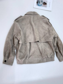 Замшевая куртка Yves Saint Laurent Артикул BMS-148326. Вид 6