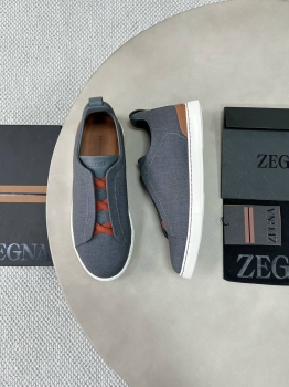 Слипоны ZEGNA Артикул BMS-148363. Вид 2