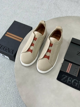Слипоны ZEGNA Артикул BMS-148362. Вид 1