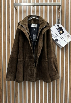 Замшевая куртка  Yves Saint Laurent Артикул BMS-148593. Вид 2