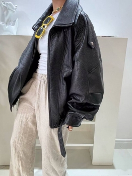 Кожаная куртка  Yves Saint Laurent Артикул BMS-148629. Вид 2