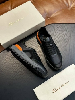 Кроссовки Santoni  Артикул BMS-148641. Вид 4