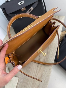  Сумка женская  Kelly, 28 epsom Hermes Артикул BMS-148689. Вид 6