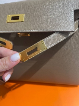 Сумка женская  Kelly, 28, PHW Epsom leather  Hermes Артикул BMS-148712. Вид 5
