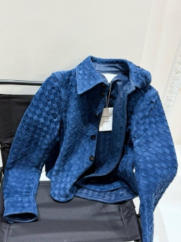 Замшевая рубашка Bottega Veneta Артикул BMS-148762. Вид 1