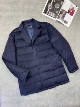 Пуховик кашемировый Kiton Артикул BMS-148960. Вид 1