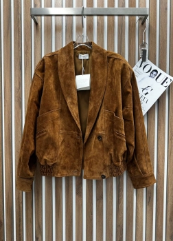 Замшевая куртка  The Row Артикул BMS-149064. Вид 3