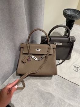 Сумка женская Kelly   28, Togo, РHW Hermes Артикул BMS-149107. Вид 1
