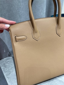 Сумка женская Birkin 30, Togo, РHW Hermes Артикул BMS-149110. Вид 7
