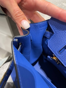 Сумка женская  Birkin , 25, togo Hermes Артикул BMS-149246. Вид 4