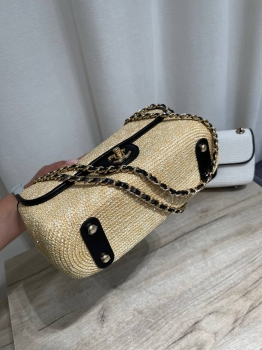Сумочка   из Рафии с отделкой кожи  Chanel Артикул BMS-149296. Вид 3