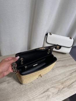 Сумочка   из Рафии с отделкой кожи  Chanel Артикул BMS-149296. Вид 7
