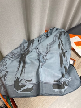 Платок  Hermes Артикул BMS-149335. Вид 3