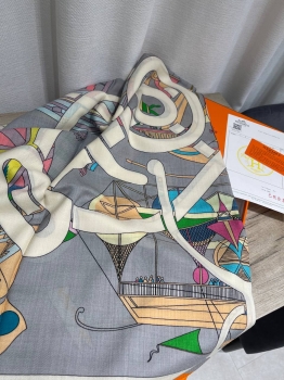 Платок  Hermes Артикул BMS-149334. Вид 3
