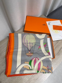 Платок  Hermes Артикул BMS-149334. Вид 4