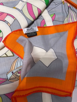 Платок  Hermes Артикул BMS-149334. Вид 5