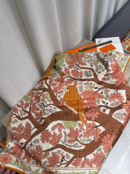 Платок  Hermes Артикул BMS-149333. Вид 4