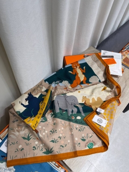 Платок  Hermes Артикул BMS-149330. Вид 3