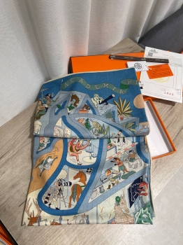 Платок  Hermes Артикул BMS-149328. Вид 1