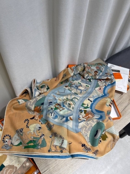 Платок  Hermes Артикул BMS-149328. Вид 2