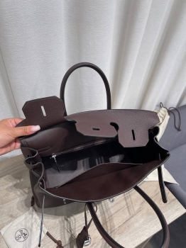 Сумка женская Birkin, 35 PHW Hermes Артикул BMS-149565. Вид 5