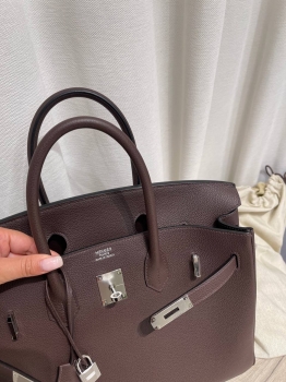 Сумка женская Birkin, 35 PHW Hermes Артикул BMS-149565. Вид 7