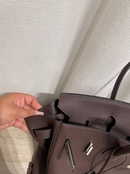 Сумка женская Birkin, 35 PHW Hermes Артикул BMS-149565. Вид 8