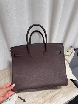 Сумка женская Birkin, 35 PHW Hermes Артикул BMS-149565. Вид 9