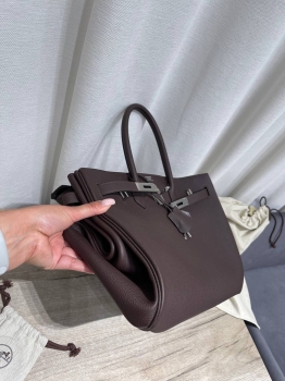 Сумка женская Birkin, 35 PHW Hermes Артикул BMS-149565. Вид 10