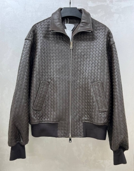 Куртка кожаная Bottega Veneta Артикул BMS-149689. Вид 1