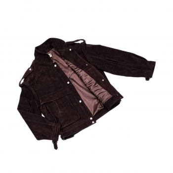 Замшевая куртка Yves Saint Laurent Артикул BMS-149810. Вид 2