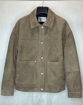Замшевая куртка Brunello Cucinelli Артикул BMS-149966. Вид 2