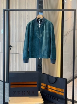 Замшевая куртка ZEGNA Артикул BMS-150225. Вид 1
