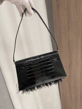 Сумка женская Kelly Elan Noir Alligator Hermes Артикул BMS-150398. Вид 3