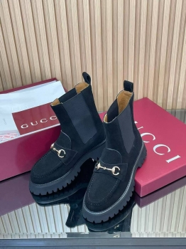 Ботинки Gucci Артикул BMS-150436. Вид 2 Ботинки Gucci Артикул BMS-150436. Вид 2