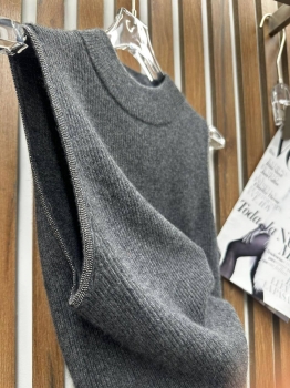 Майка Brunello Cucinelli Артикул BMS-150546. Вид 2 Майка Brunello Cucinelli Артикул BMS-150546. Вид 2