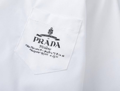 Рубашка с галстуком  Prada Артикул BMS-150659. Вид 5 Рубашка с галстуком  Prada Артикул BMS-150659. Вид 5