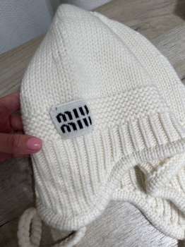 Шапка Miu Miu Артикул BMS-150661. Вид 3 Шапка Miu Miu Артикул BMS-150661. Вид 3