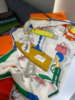 Платок Hermes Артикул BMS-150825. Вид 5